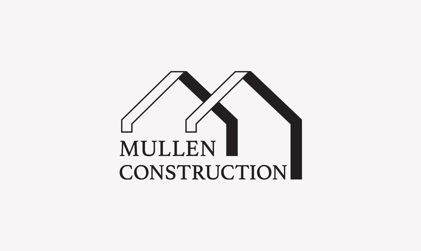 Mullen Construction logo design. 